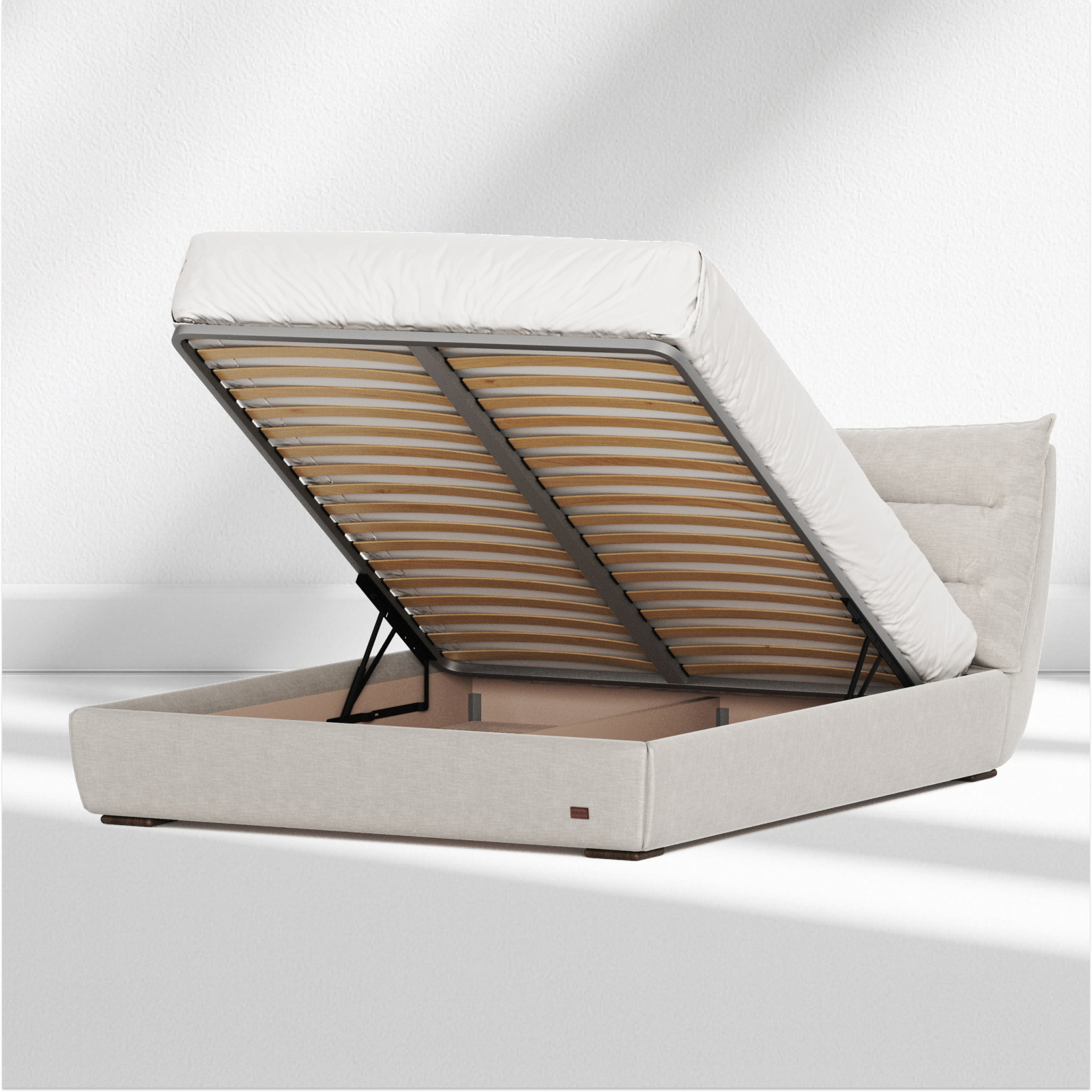 Altea Upholstered Bed - With storage