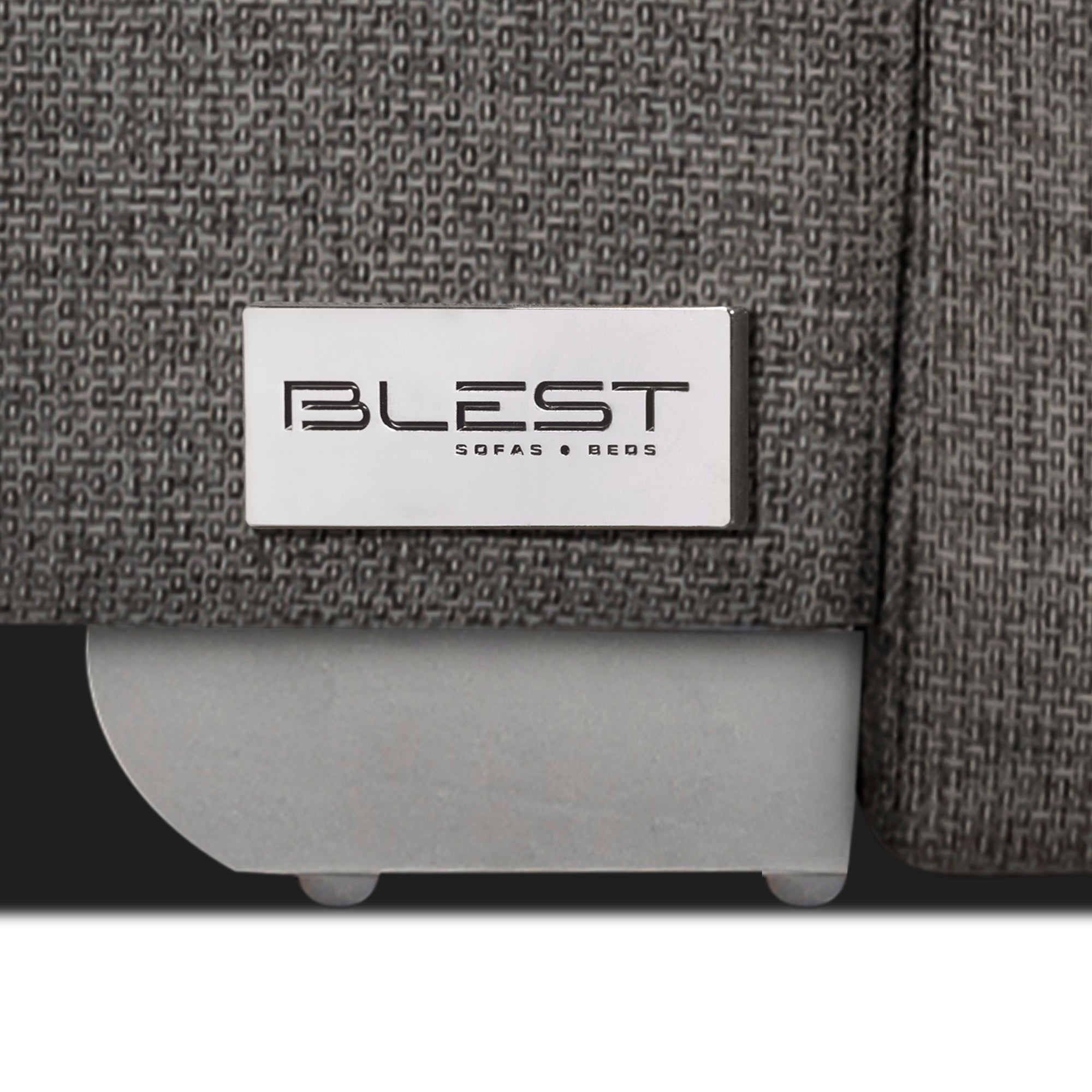 Angely Twin Dark Gray - European Corner Bed