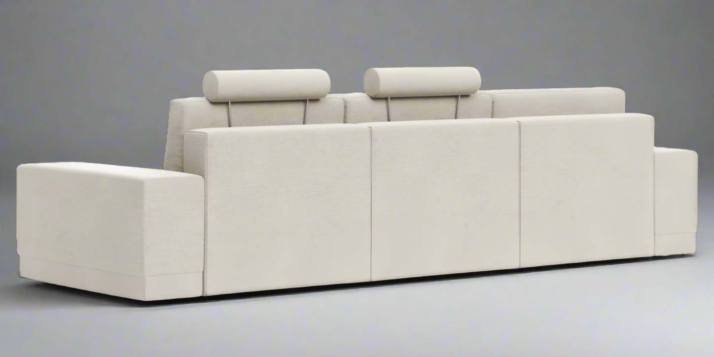 BL 102 L-shape sofa-bed with headrests