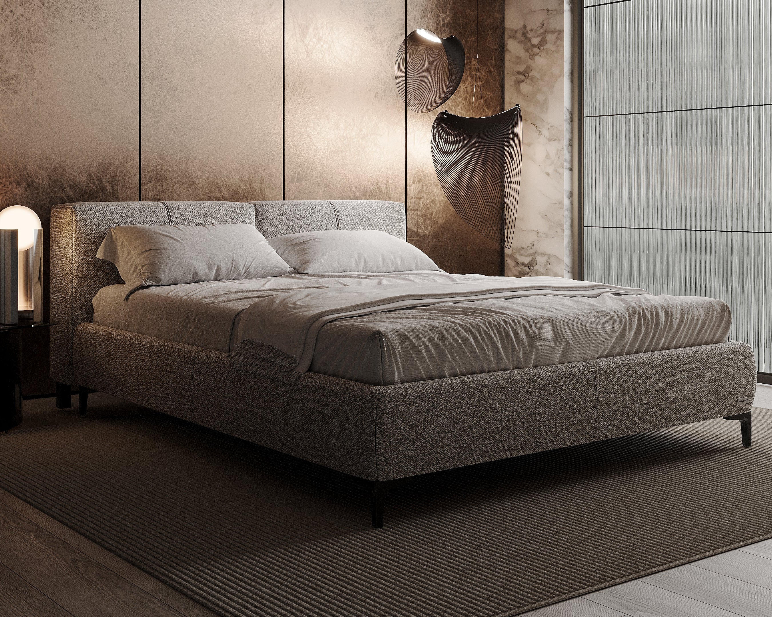Ember H Upholstered Bed - Photo 3
