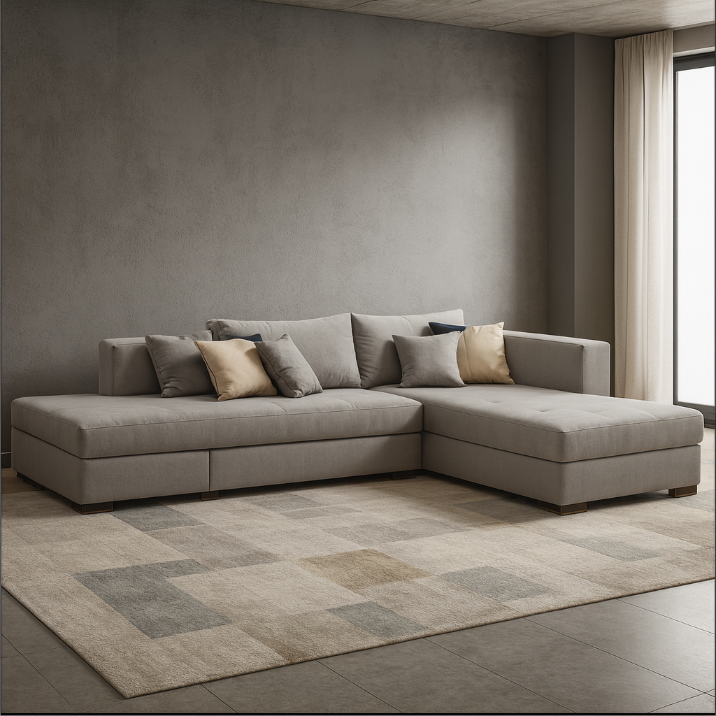 Oscar L-Shaped Sofa-Bed