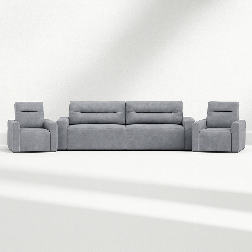 Santy Set of 3 — Modern Sofa and Two Armchairs