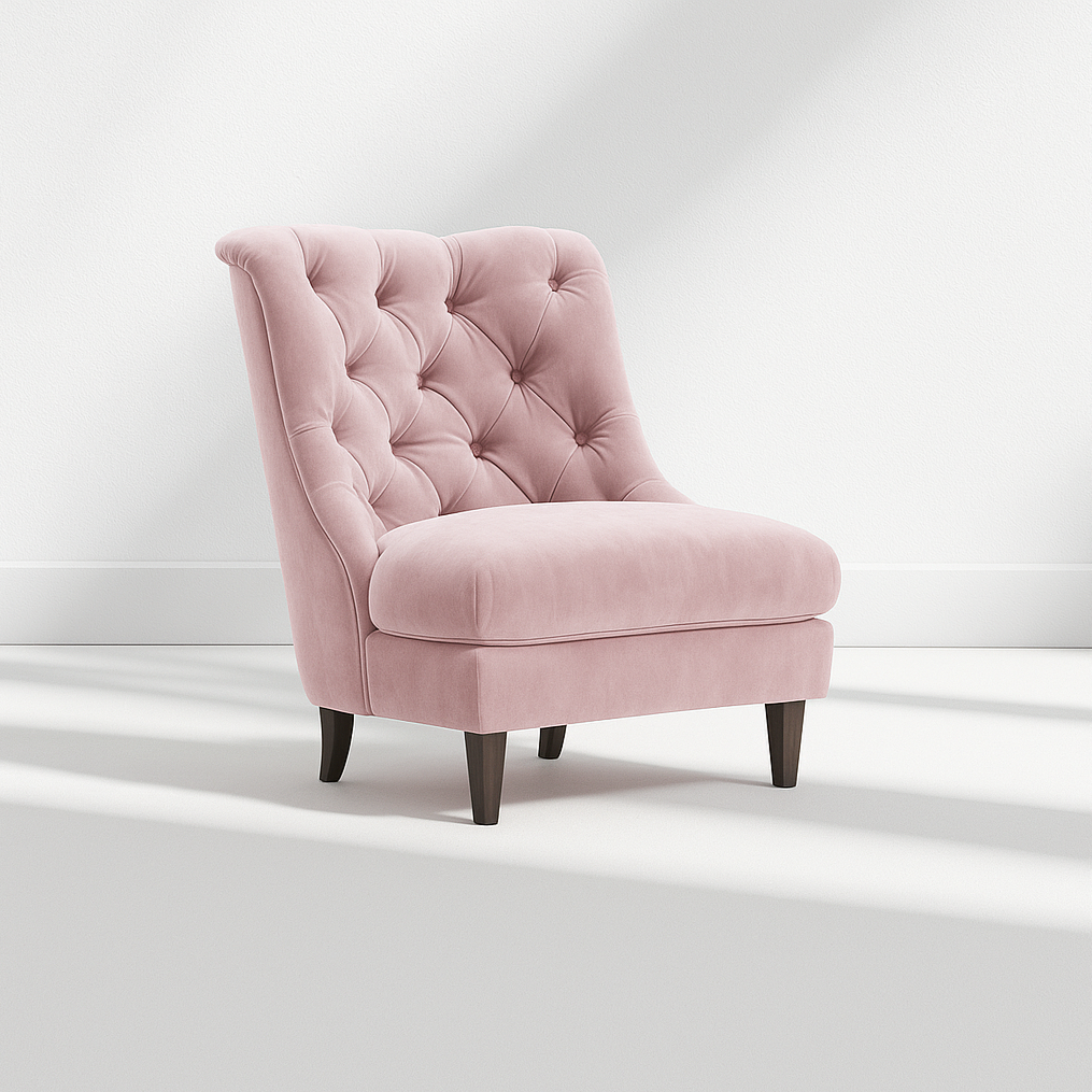 Lugo armchair pink
