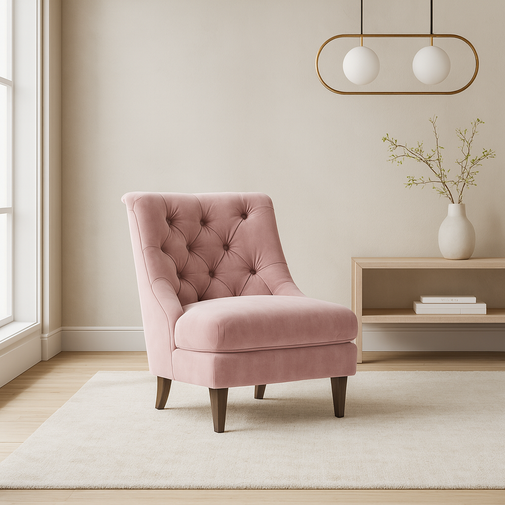 Lugo armchair pink