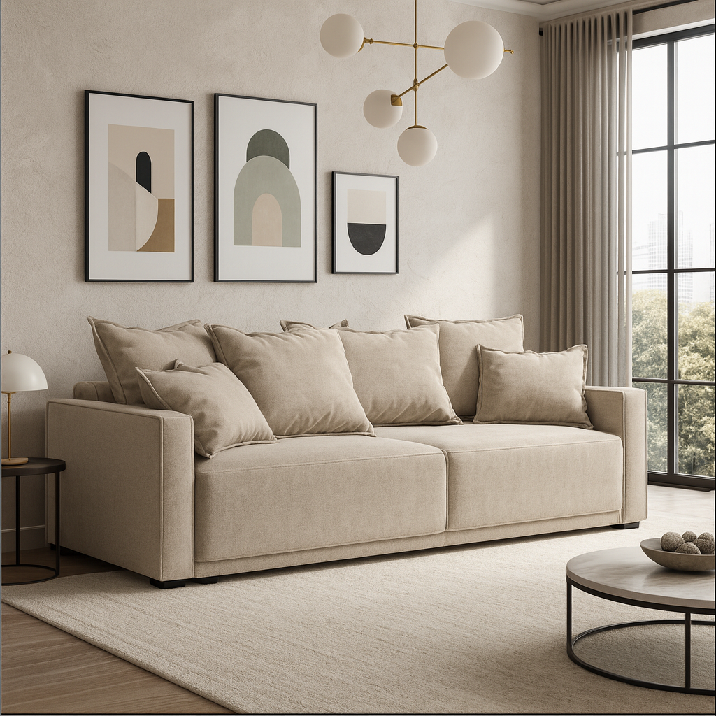 Jersey Soft 3 seater sofa-bed