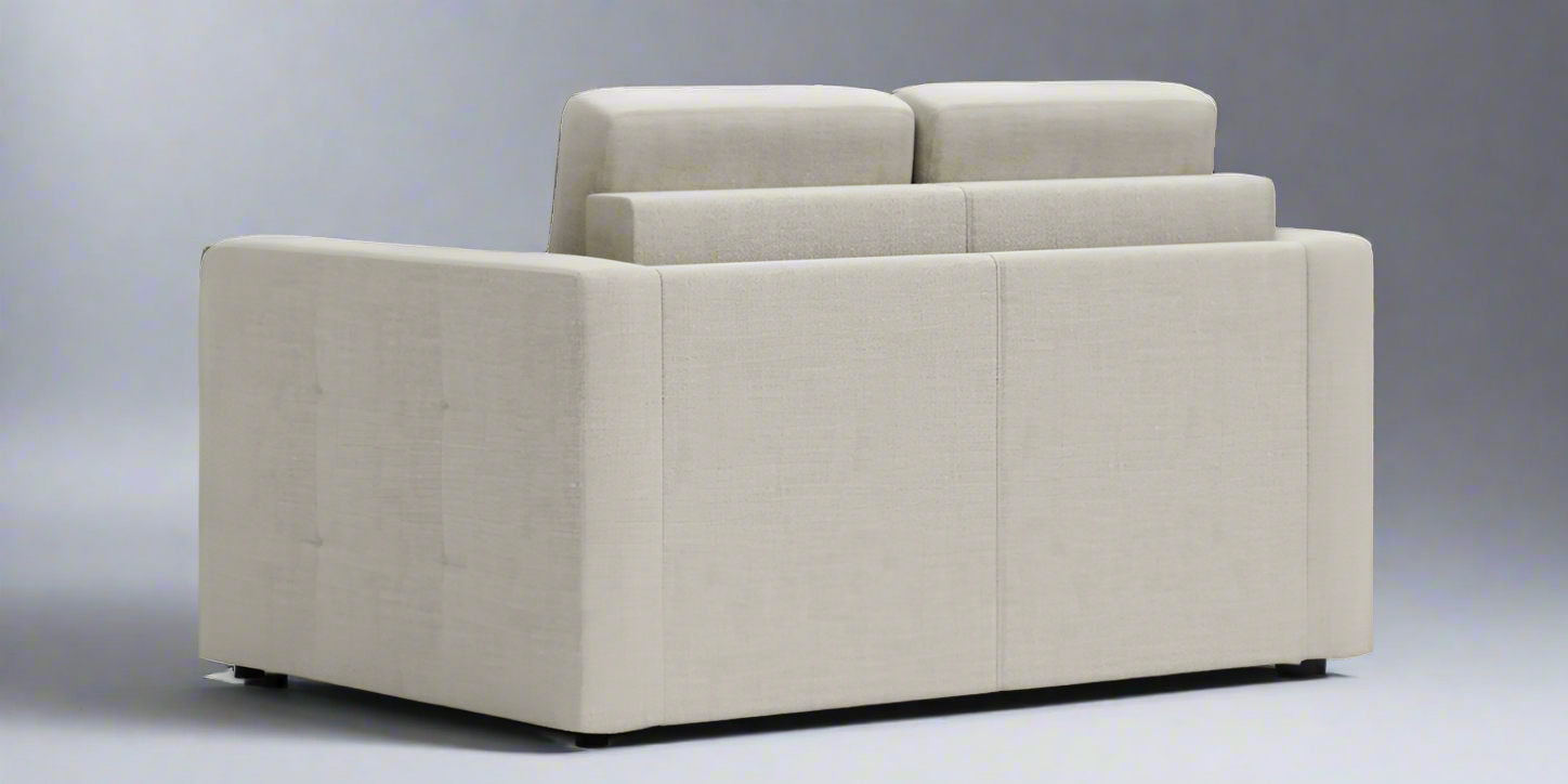 Light gray sofa on a white background