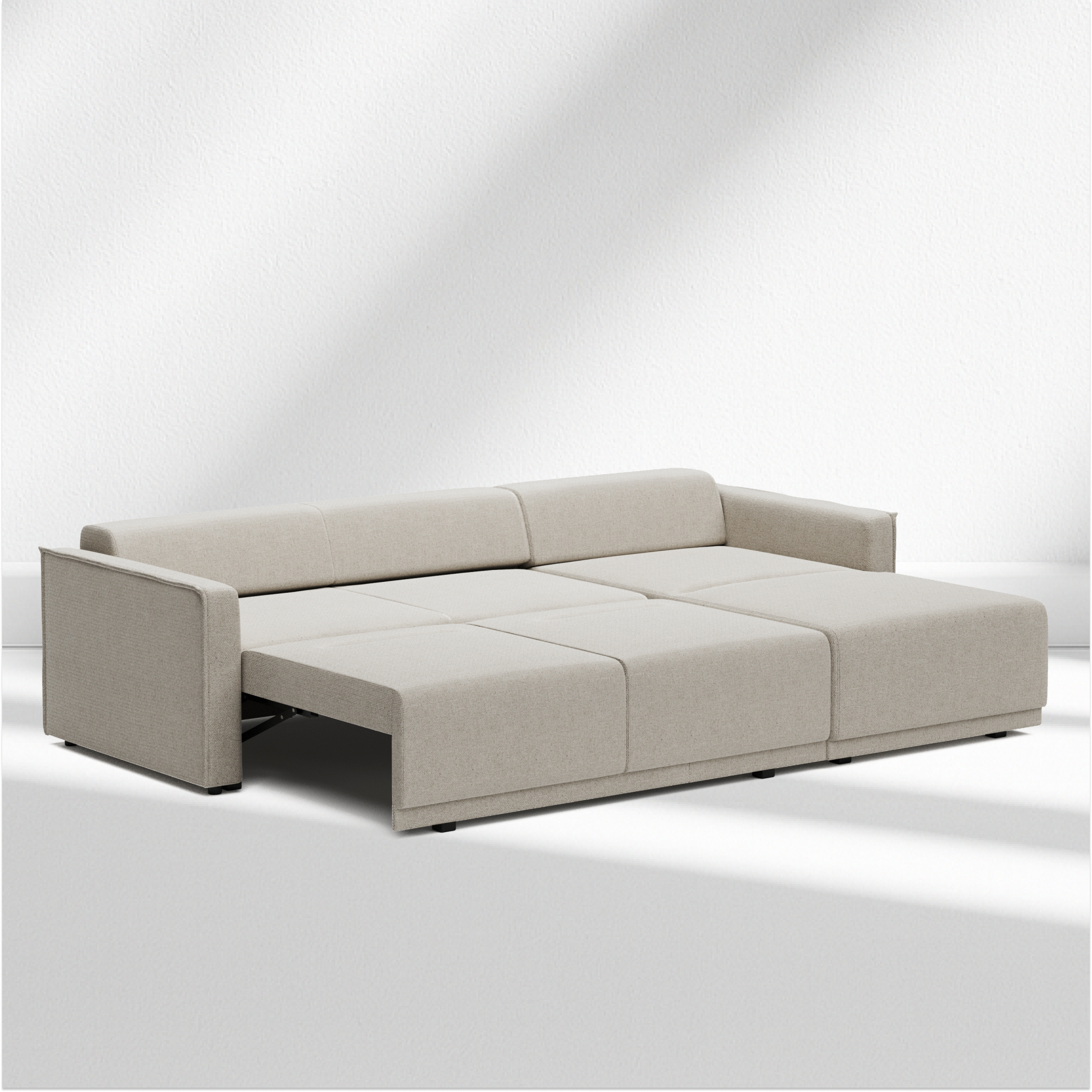 Jersey Soft L-shape sofa-bed