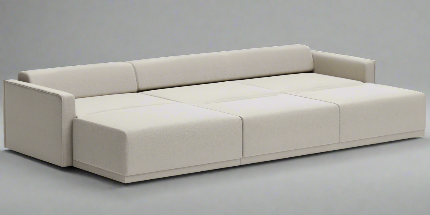 Jersey Soft L-shape sofa-bed