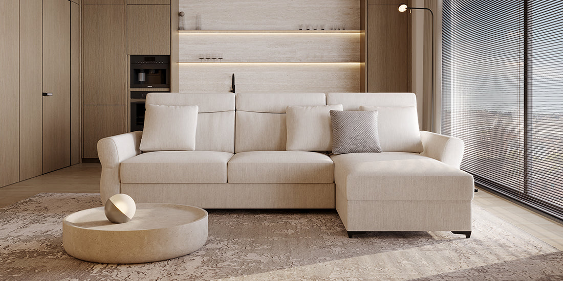 Murphy L-shape sofa-bed