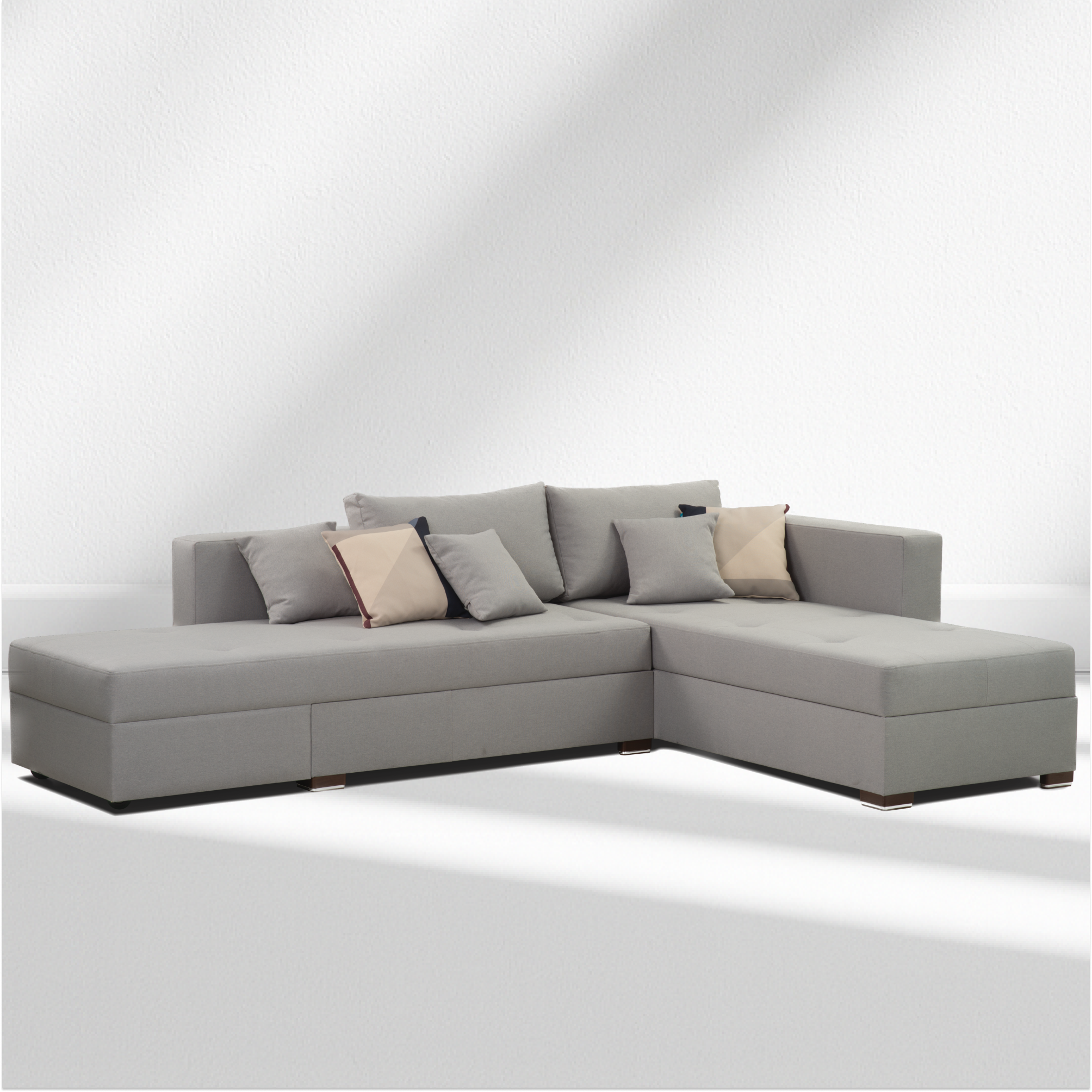 Oscar L-Shaped Sofa-Bed