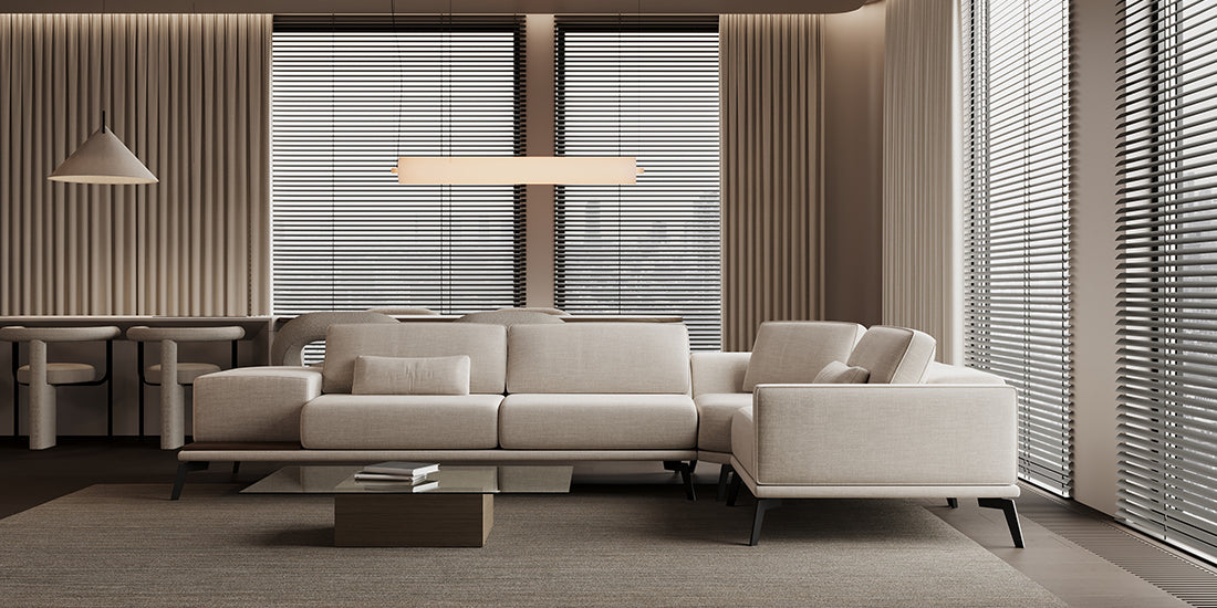 Tenerife 3 sectional sofa with recliner