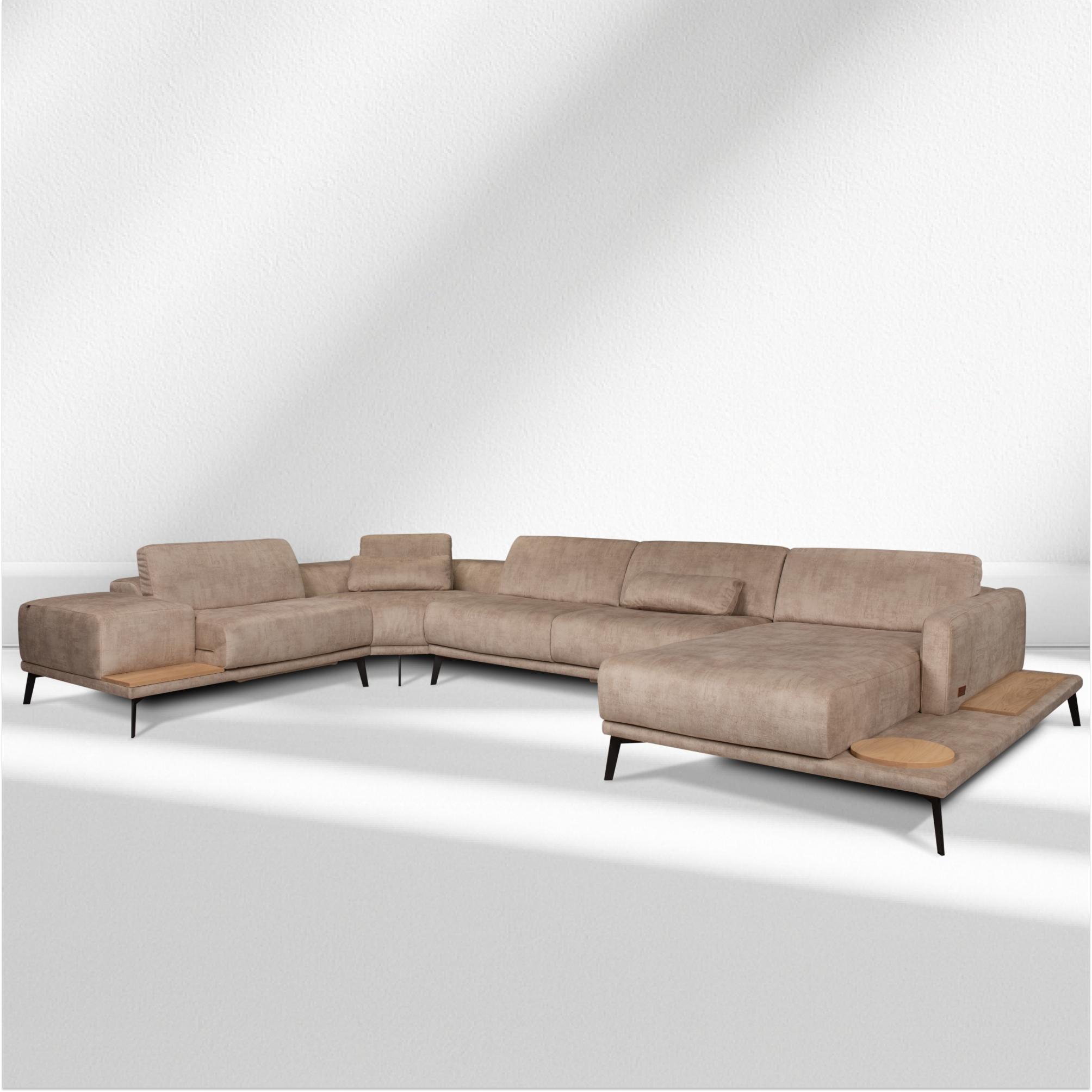 Tenerife sectional sofa with recliner