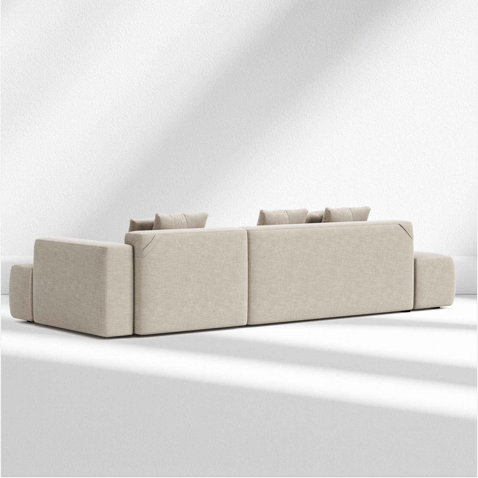 Fosti L-Shape Sleeper Sectional with Storage