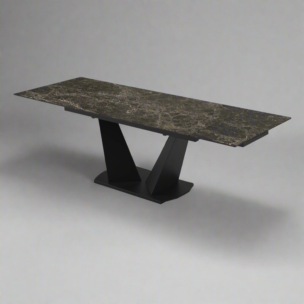 Modern Extendable Dining Table with Laminam Top