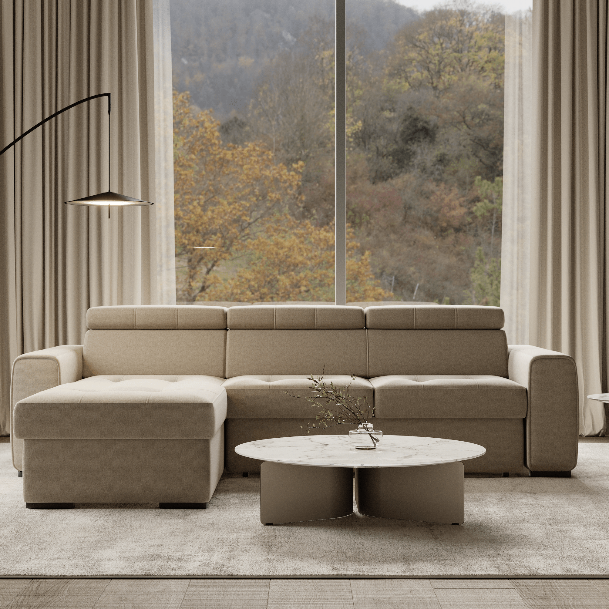Rimini L-shape Corner Sofa