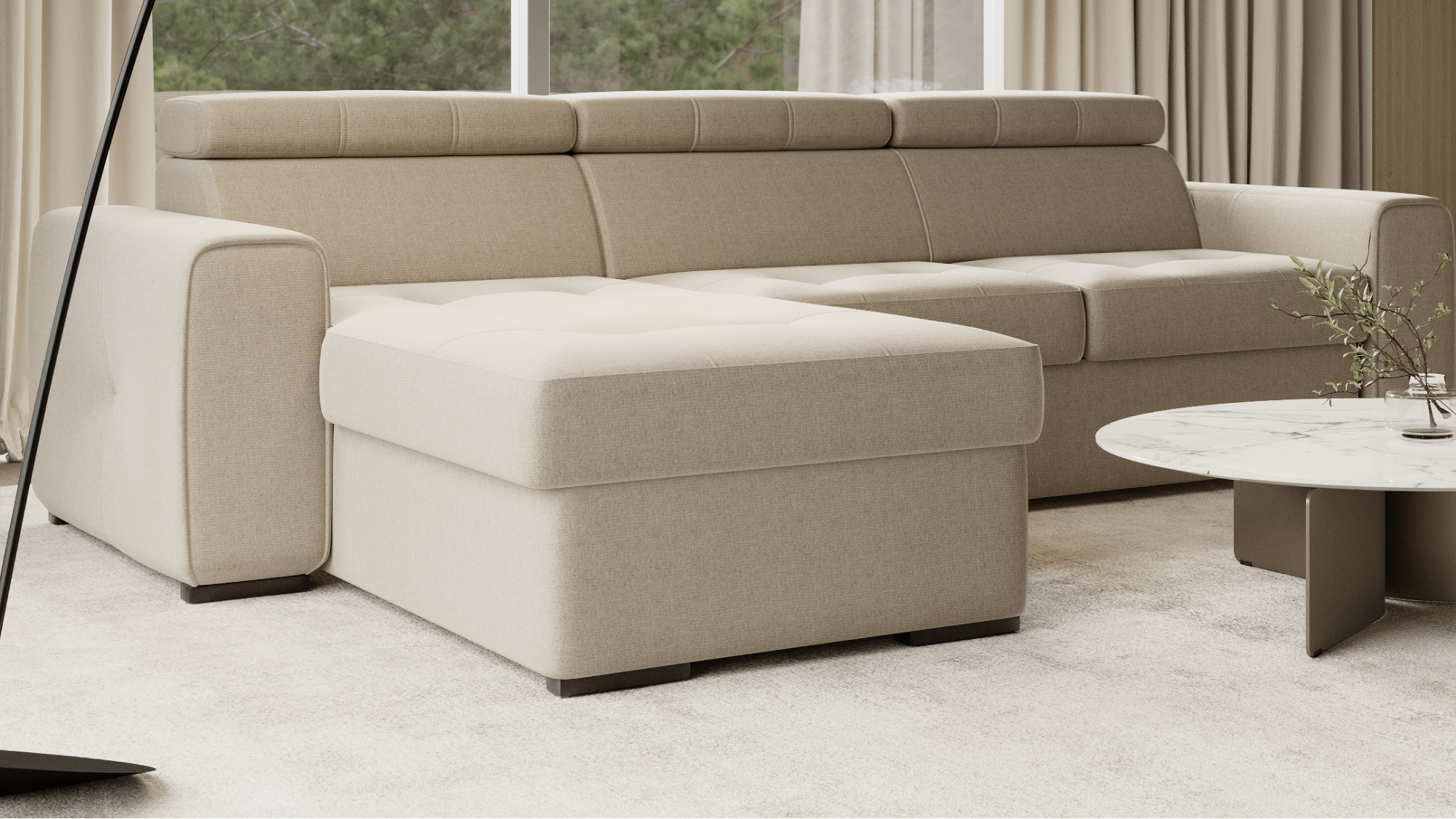 Rimini L-shape Corner Sofa