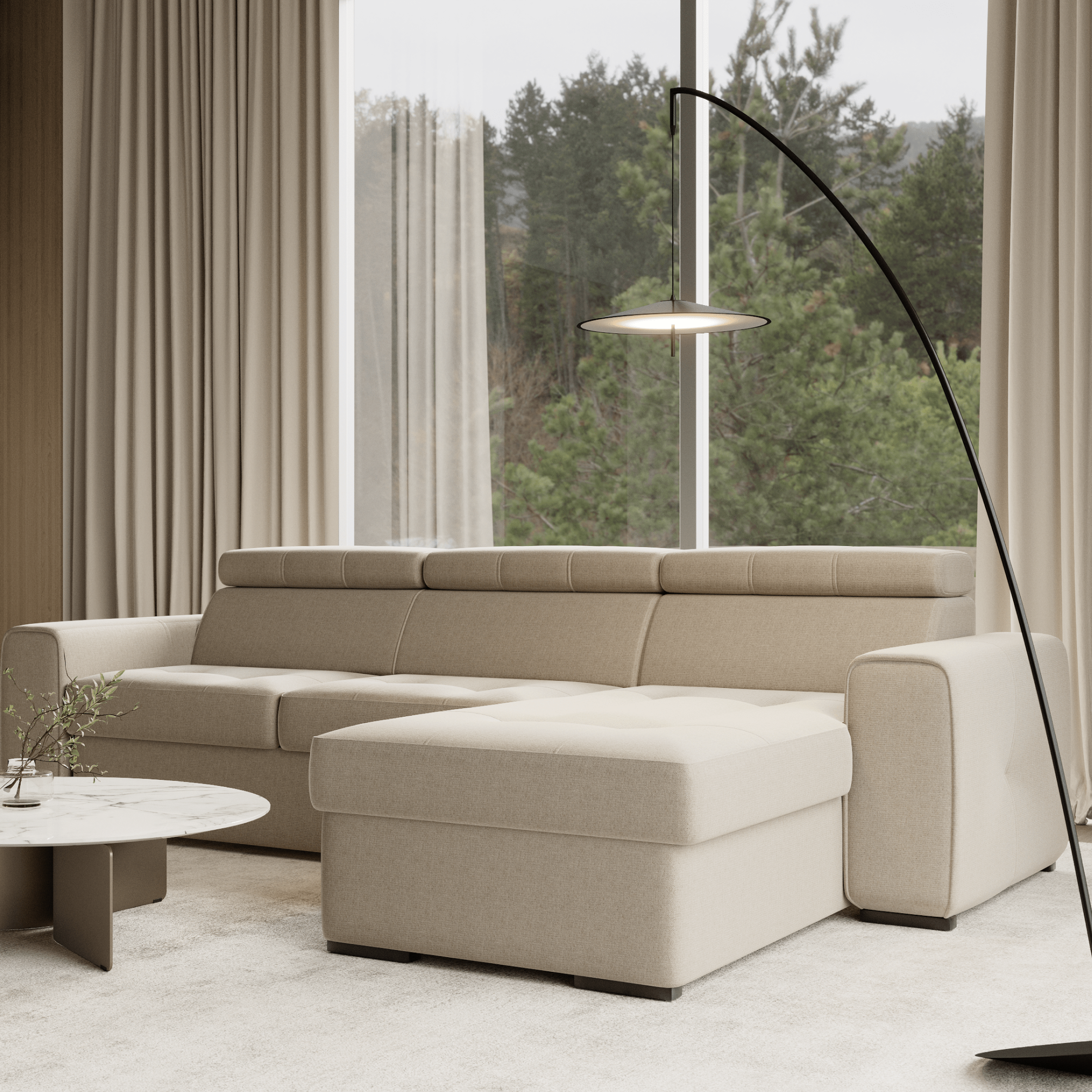 Rimini L Shaped Sofa-Bed ( Floor Sample)