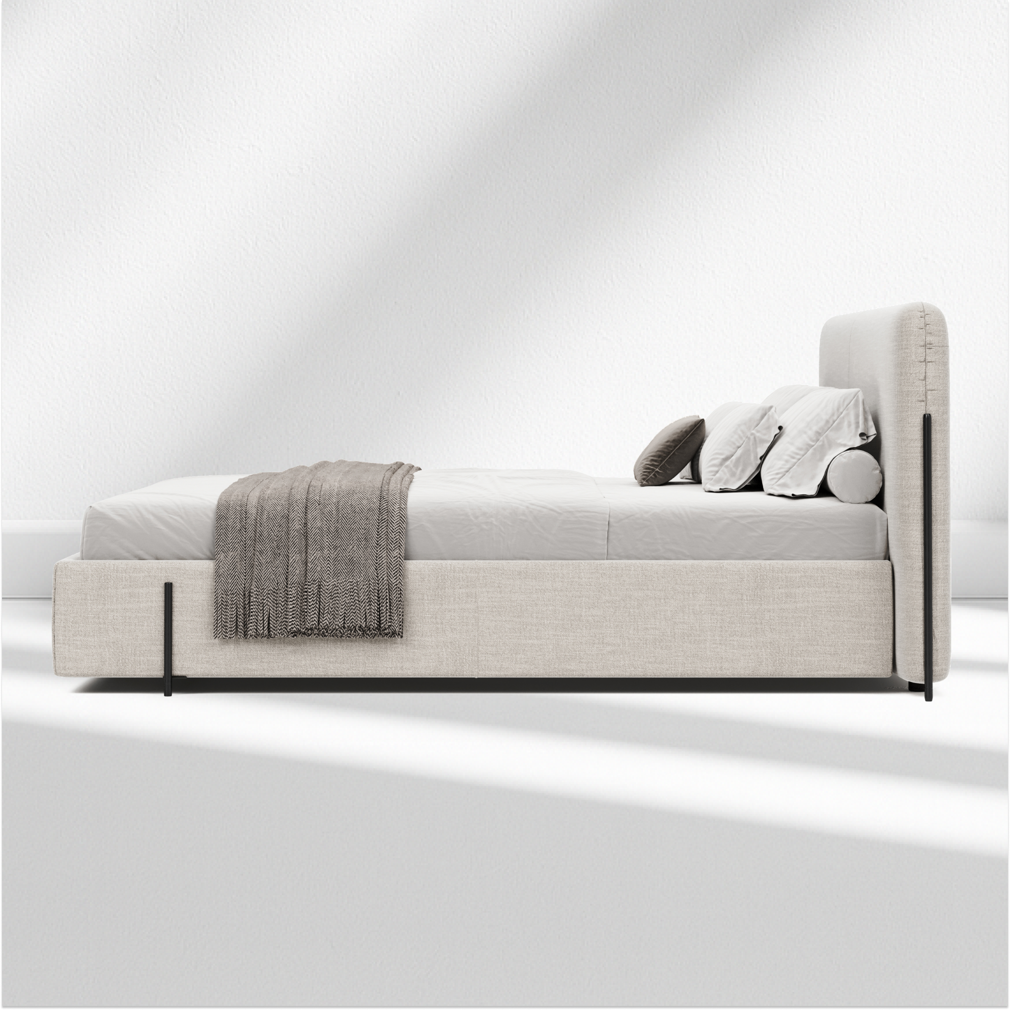 Slavia Bed - Steel Collection