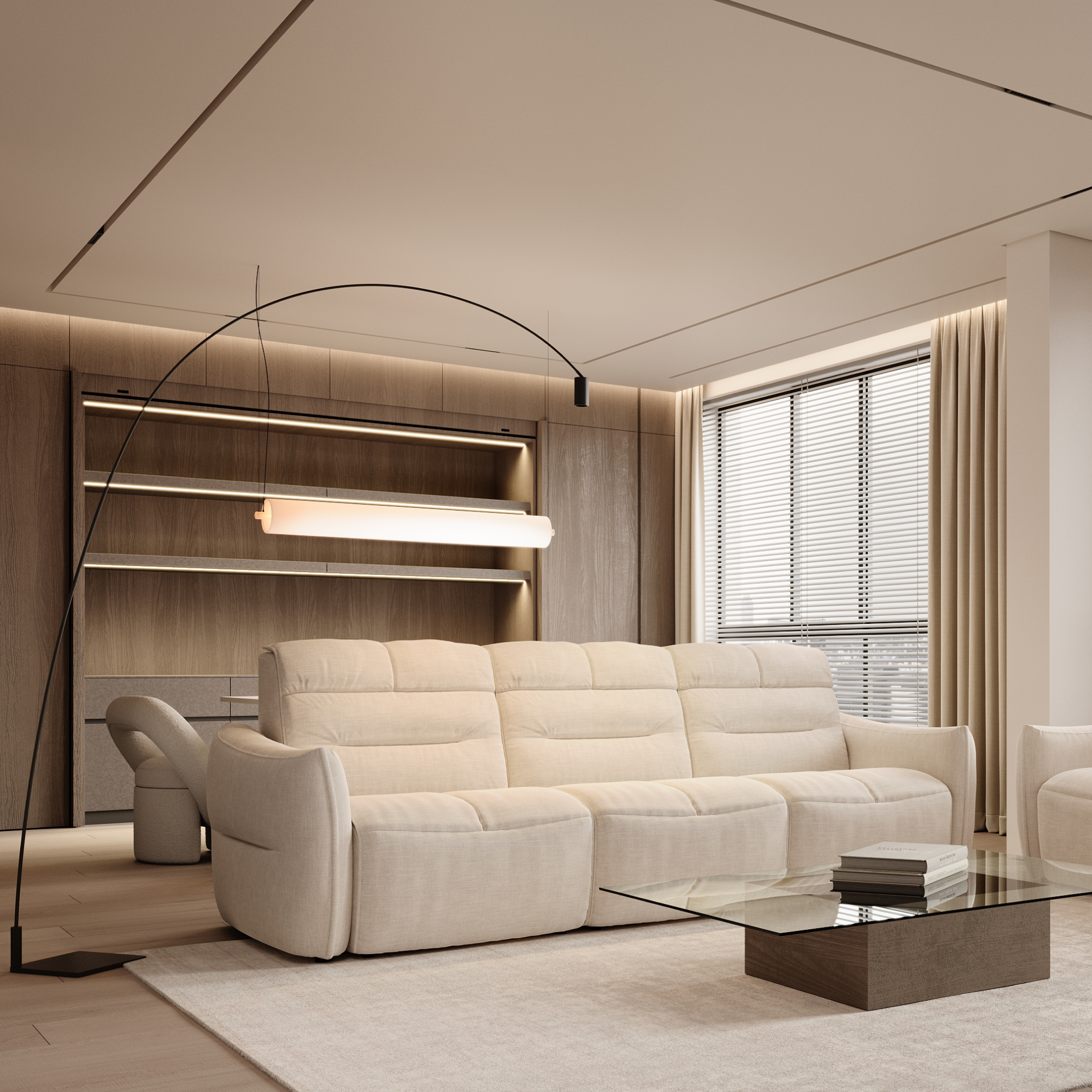 Torres 3 seater sofa with recliner