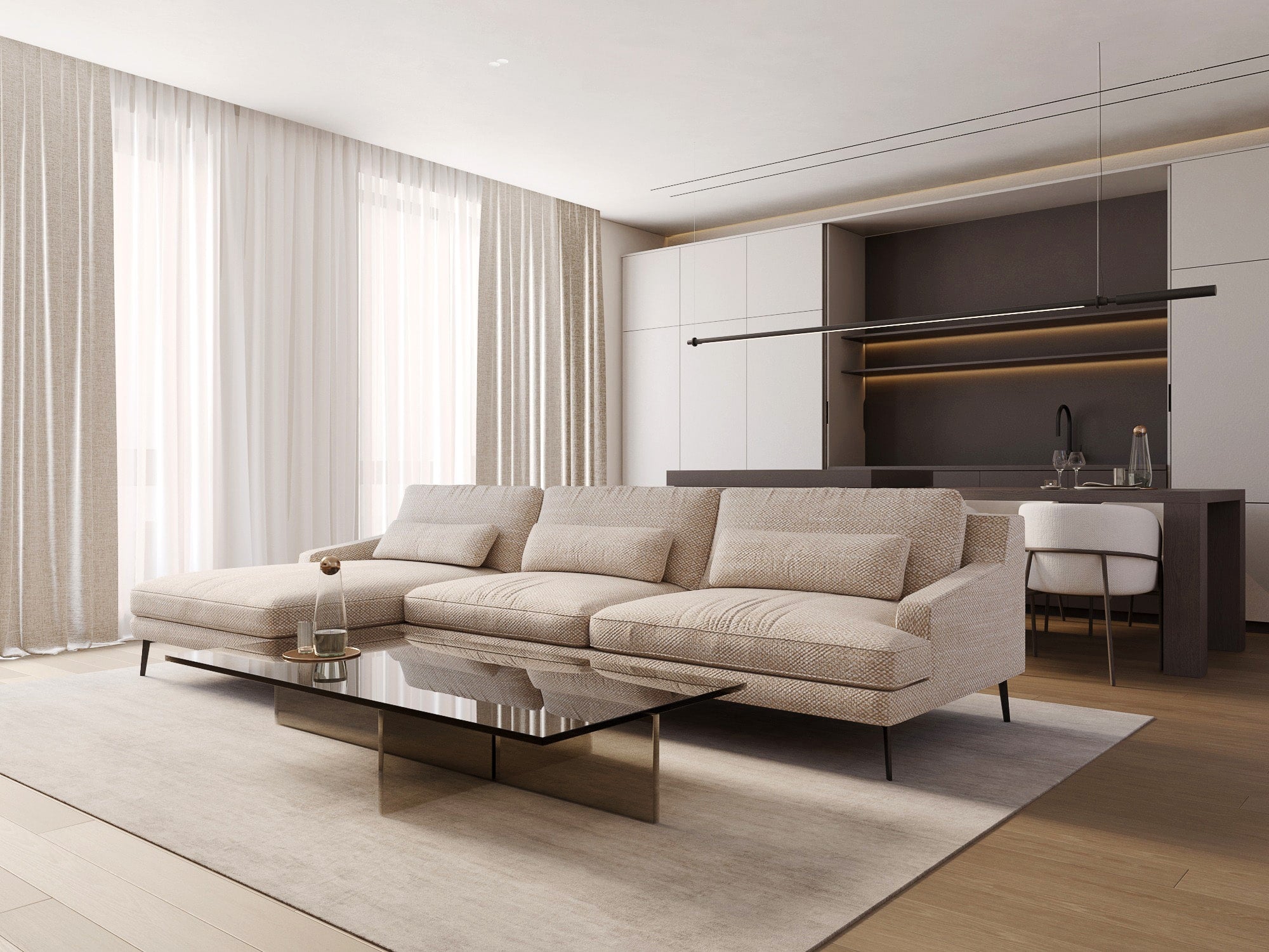 Viveiro L-shape sofa