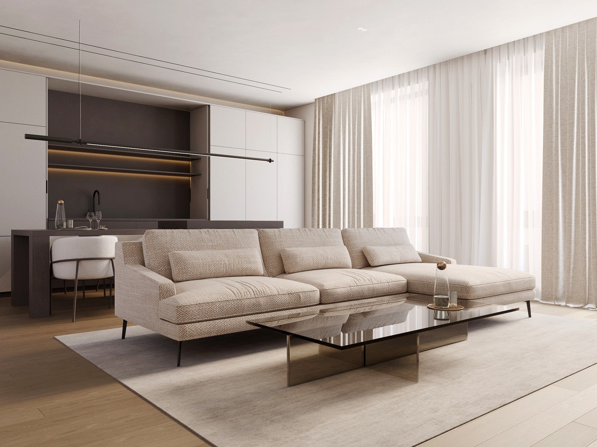Viveiro L-shape sofa