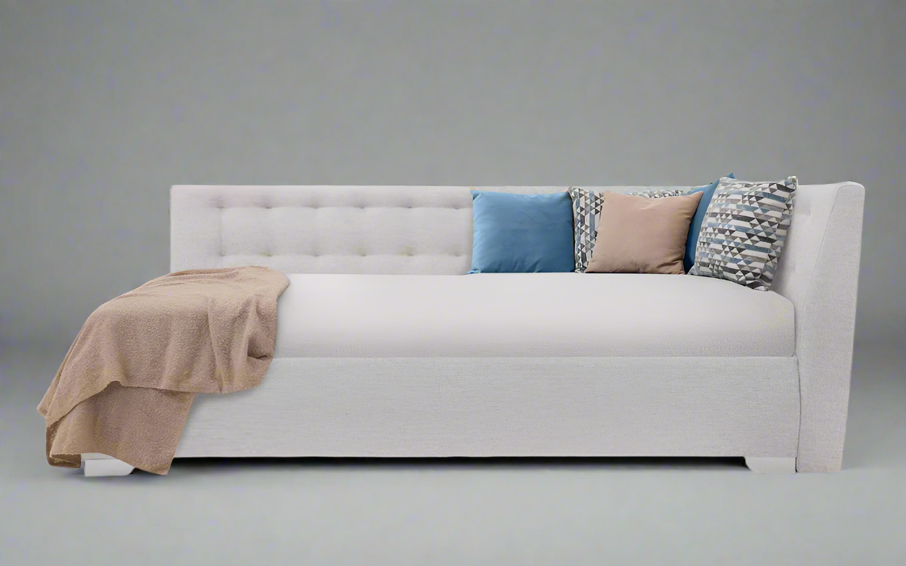 Angely Twin Gray - European Corner Bed
