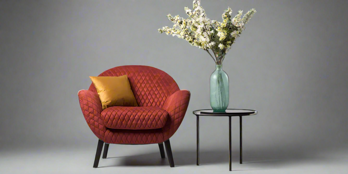 Red Toledo armchair