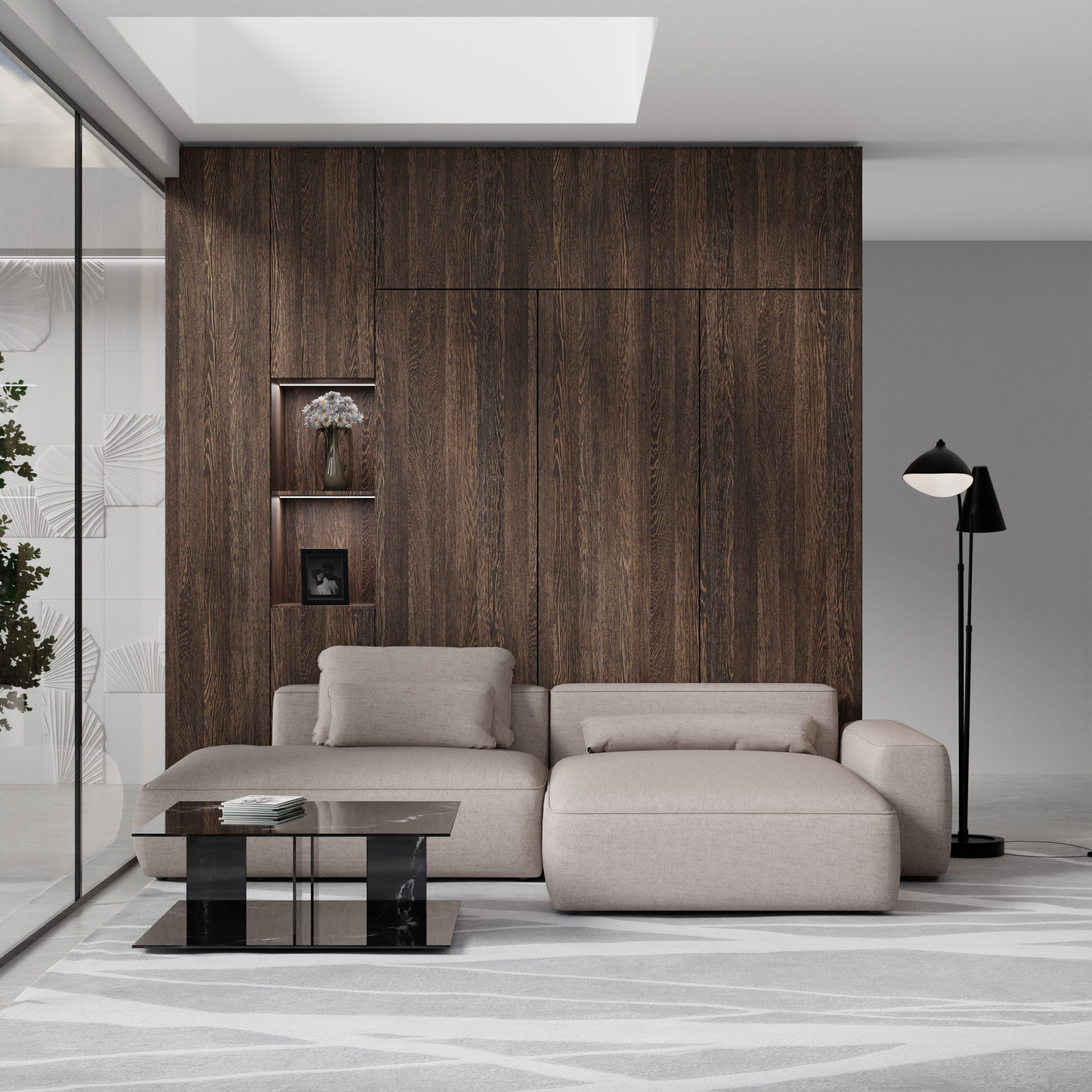 Celta L-shape sofa long