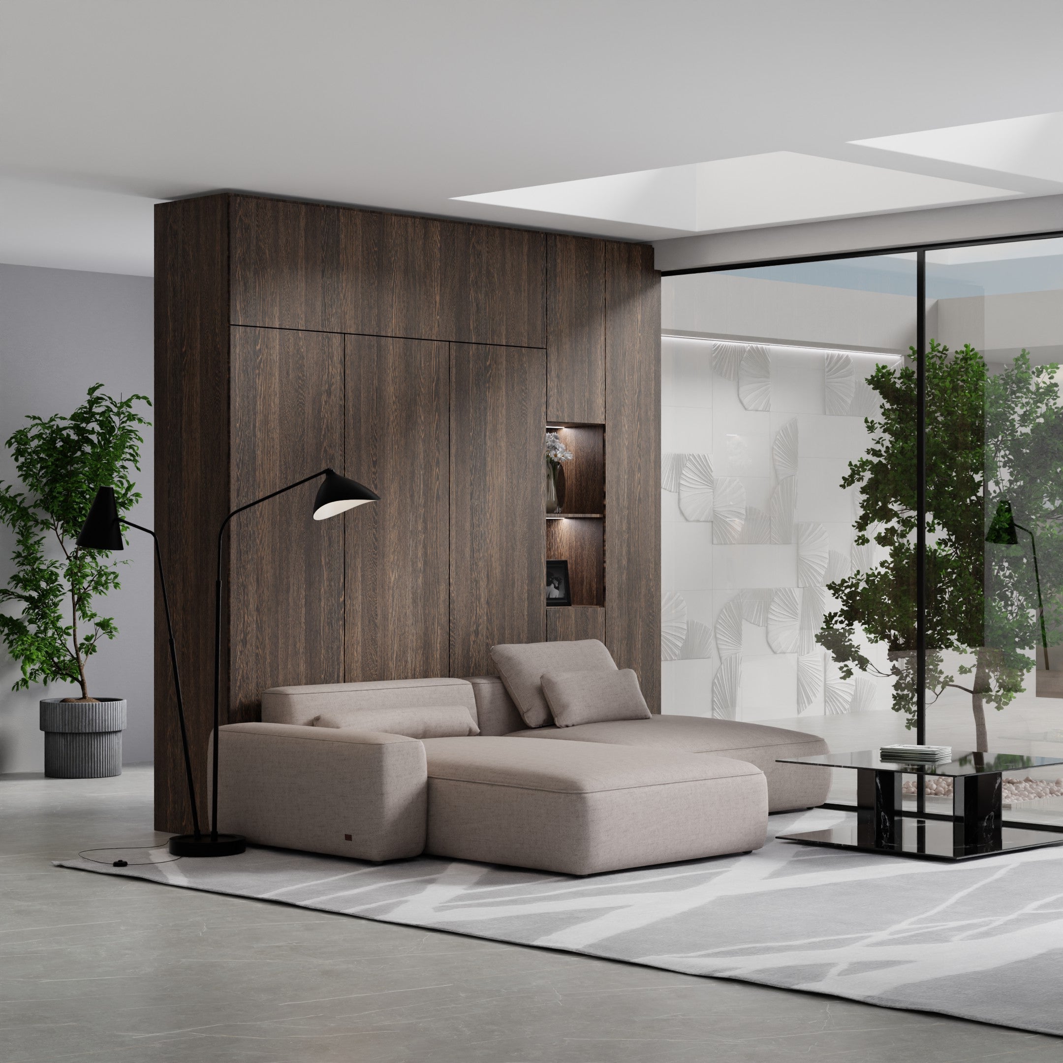 Celta L-shape sofa long