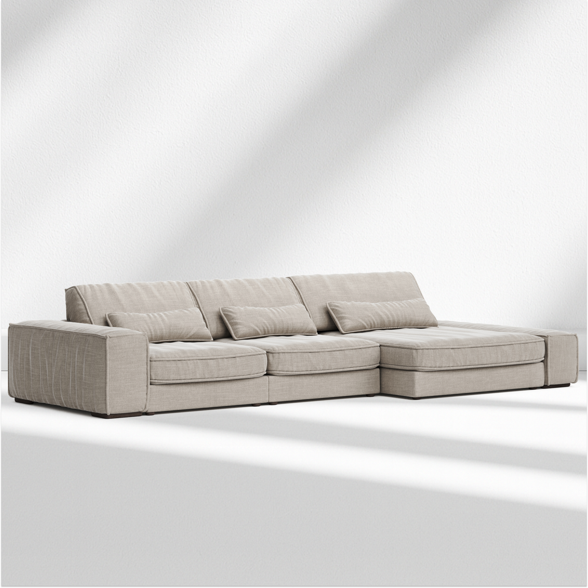 Almeria New L-Shaped  - Modular Sectional Sofa