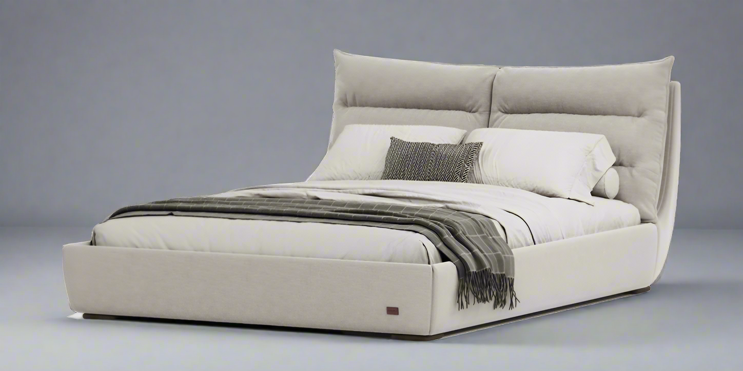 Altea King Size Upholstered Bed - With storage