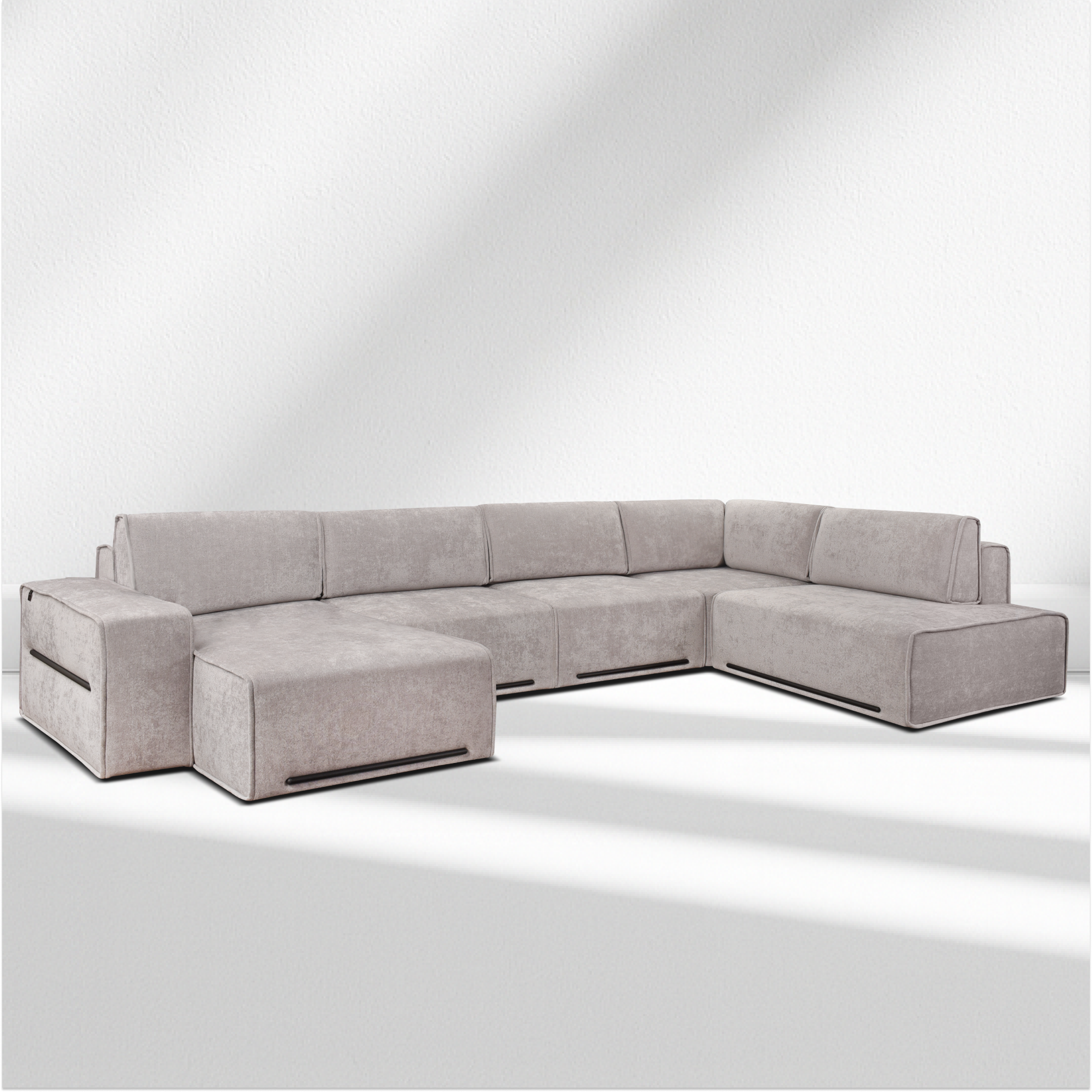 BL 104 sectional U shape sofa bed