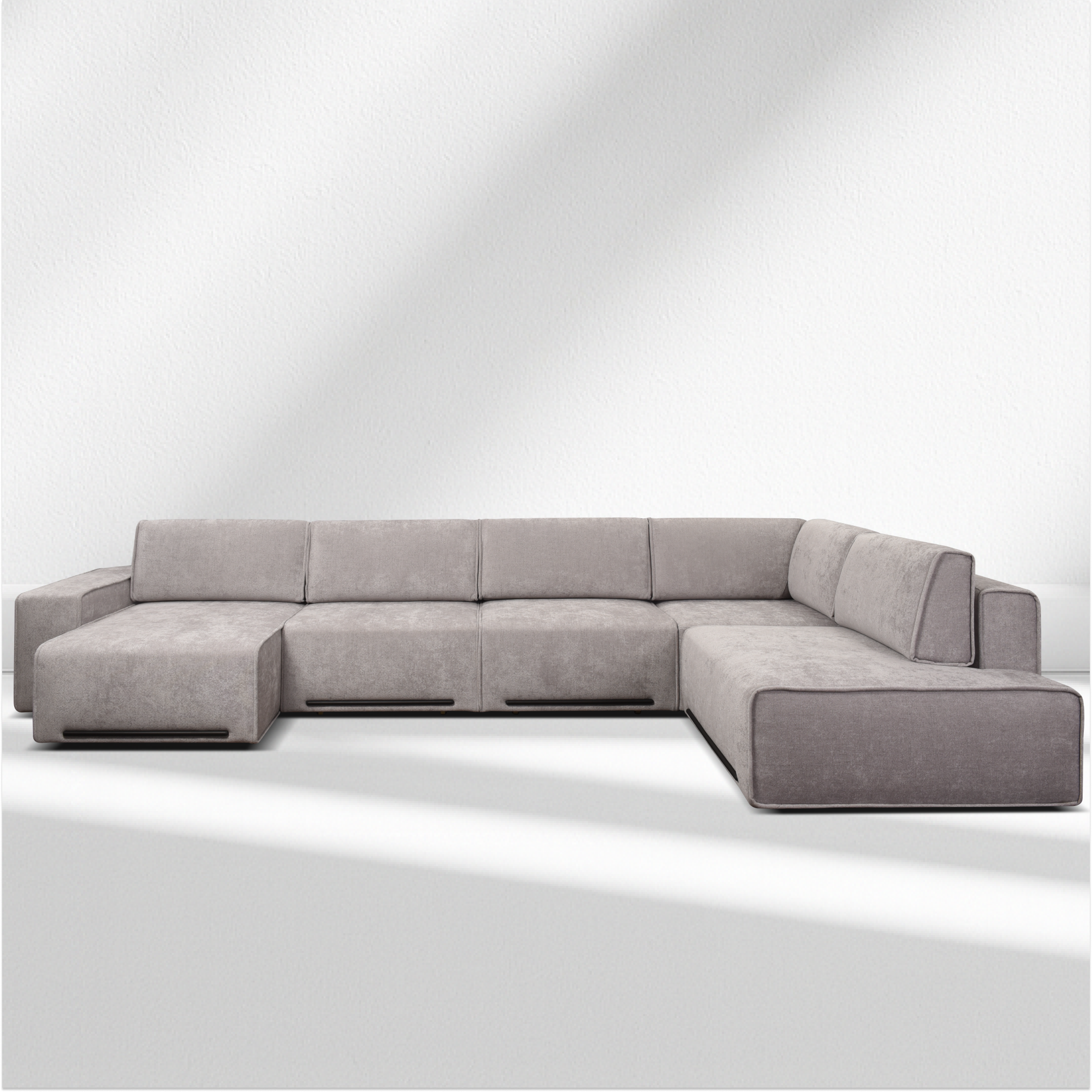BL 104 sectional U shape sofa bed