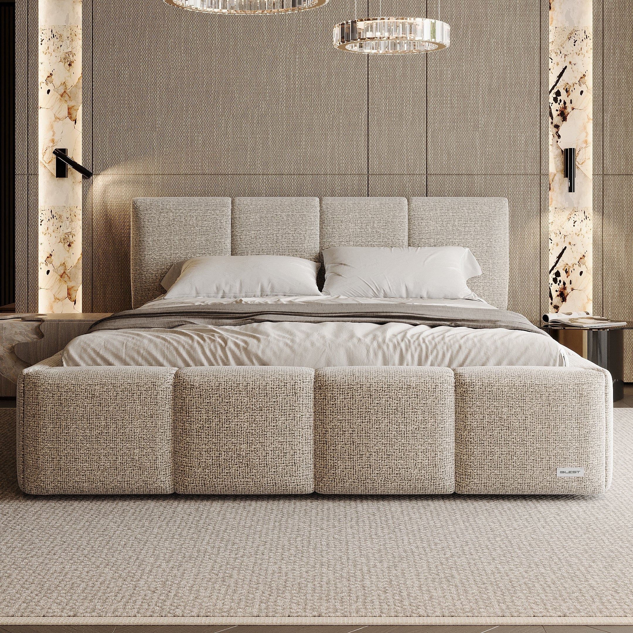 Hazel Upholstered Bed - Photo 3