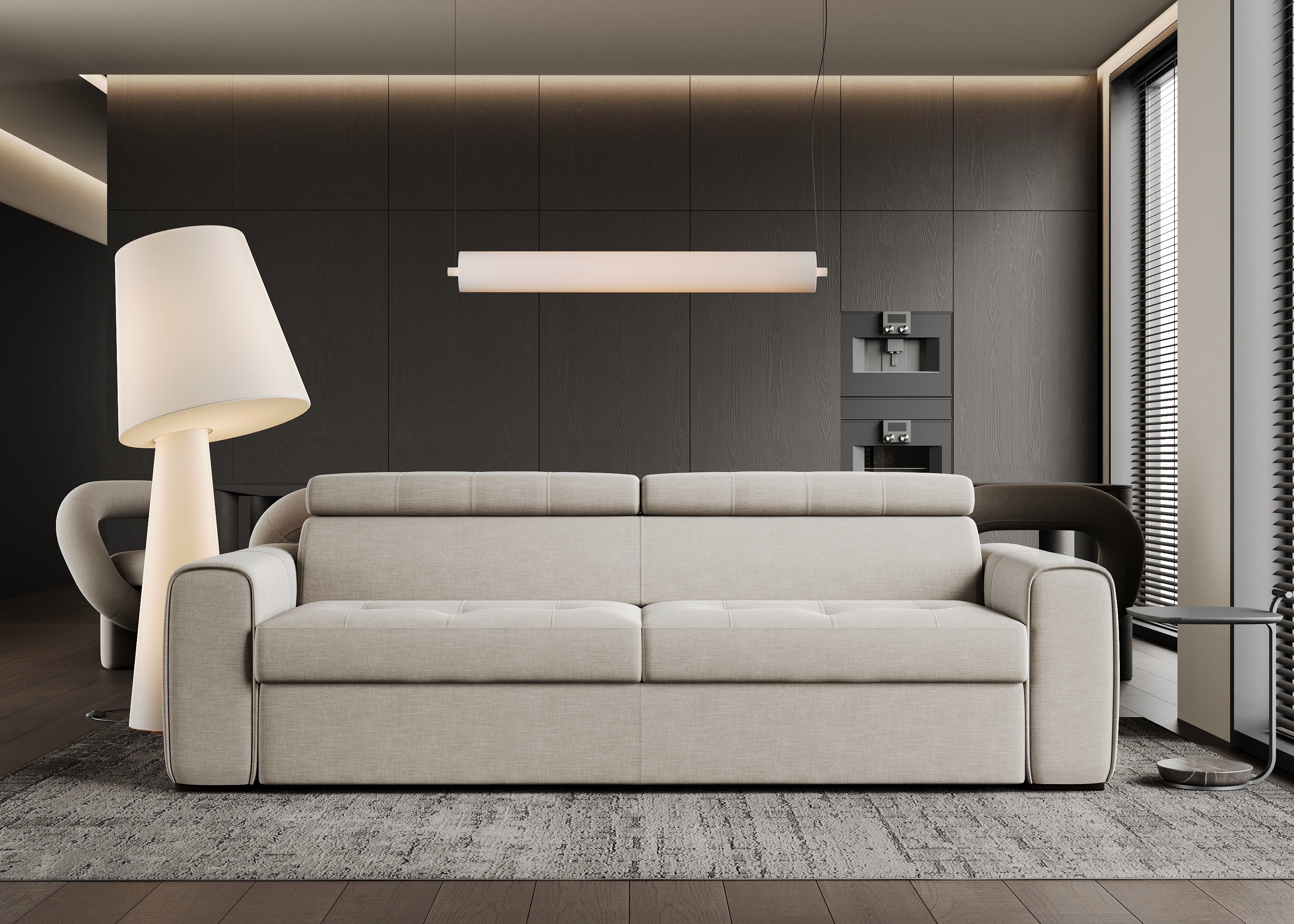 Rimini 3 seater sofa-bed