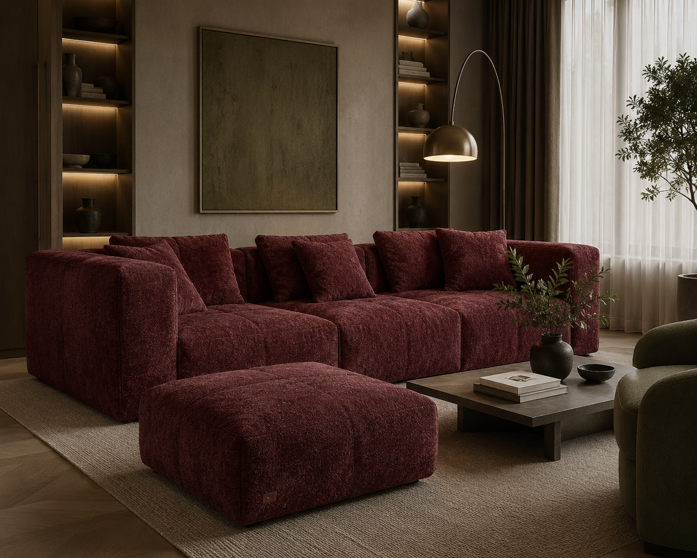 BILBAO Modular Sofa + Pouf