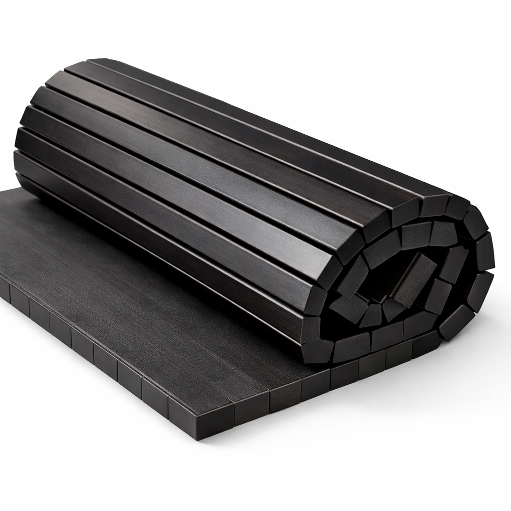 Black Wood Sofa Armrest Tray – Flexible Couch Table