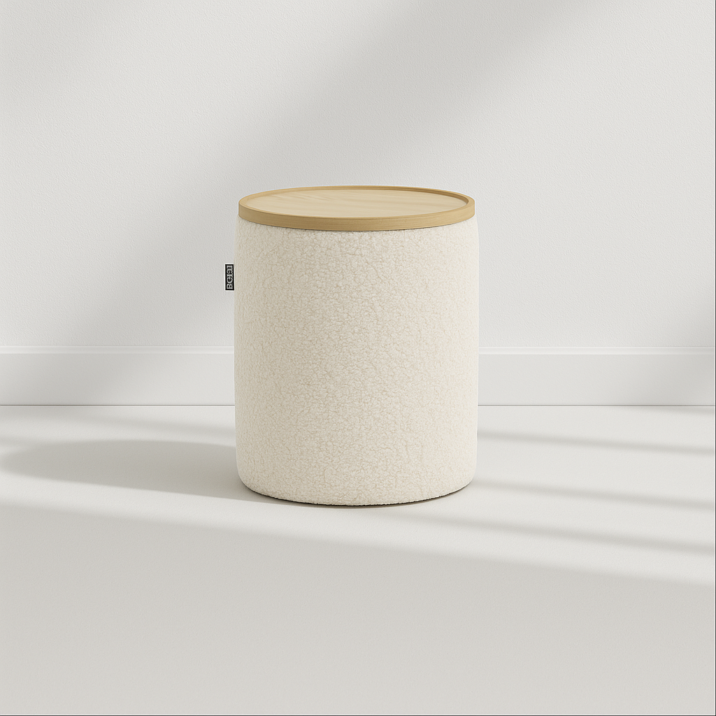Bedside table with shelf Jacqueline