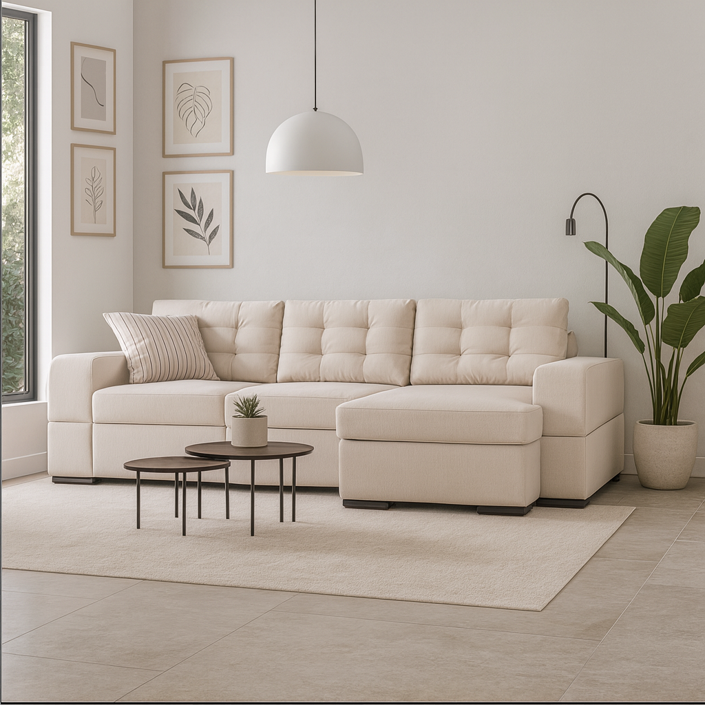 Marcel New L-shape sofa-bed