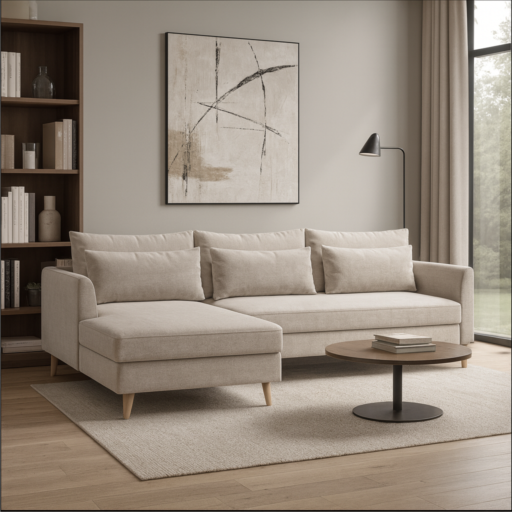 Atary L-shape sofa-bed