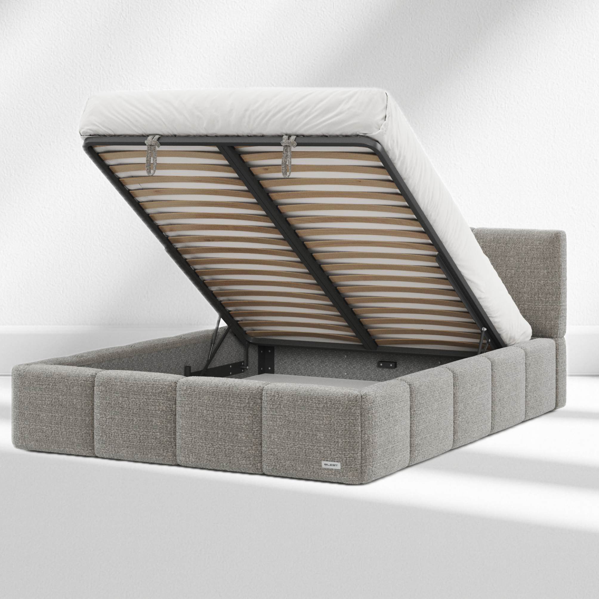 Hazel Upholstered Bed - Photo 4