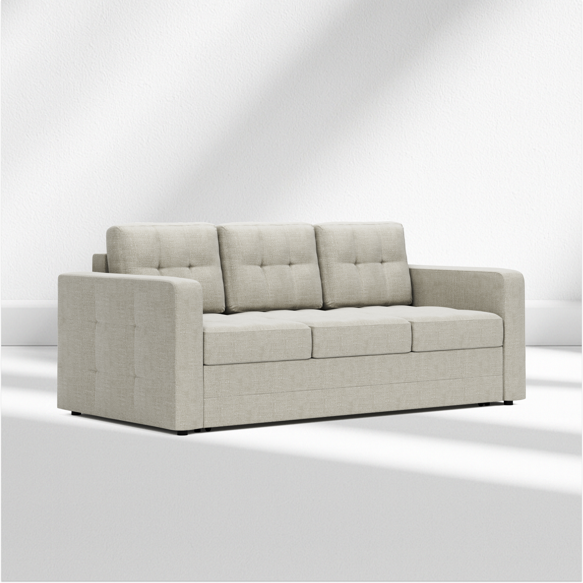 Indie 3 seater sofa-bed L180