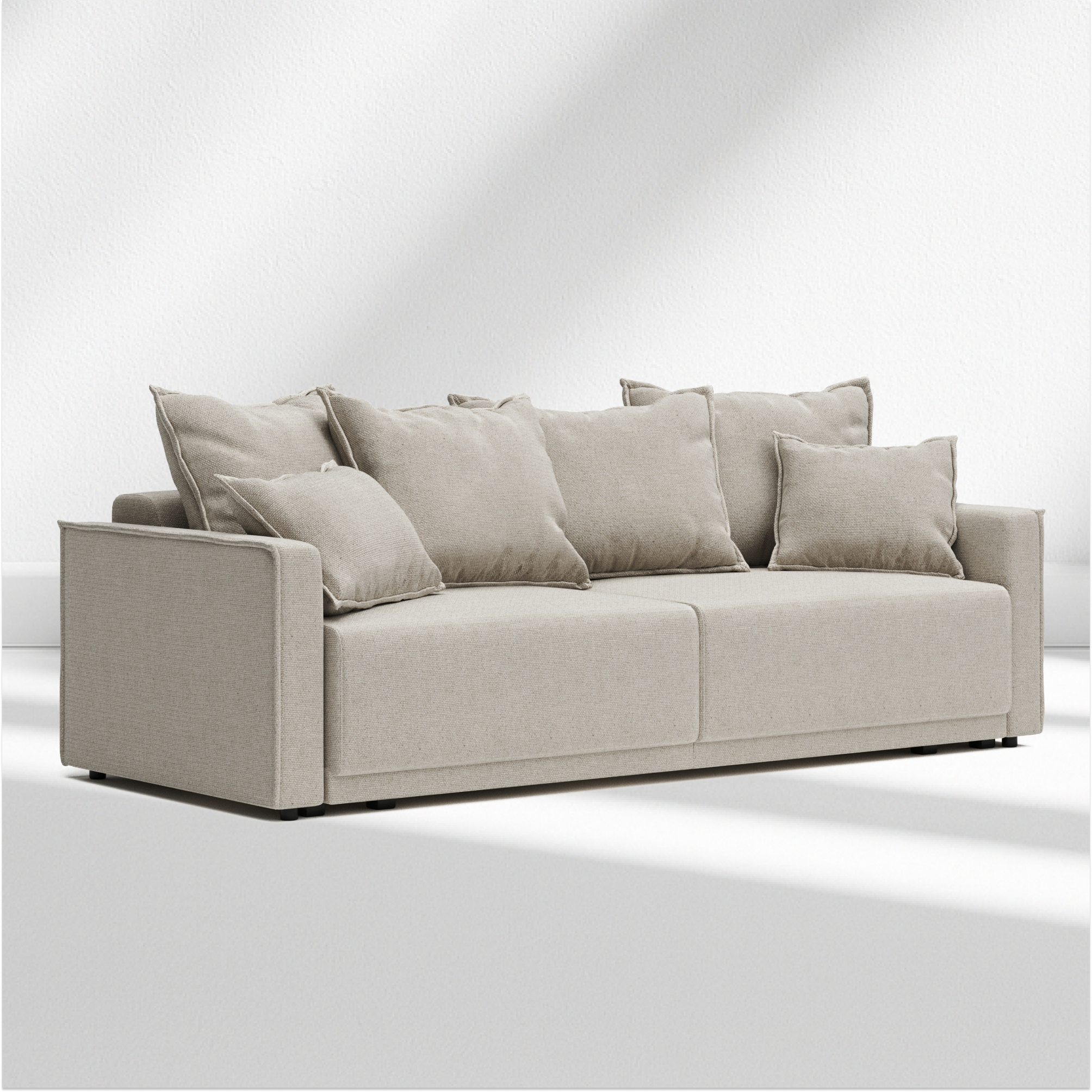 Jersey Soft 3 seater sofa-bed