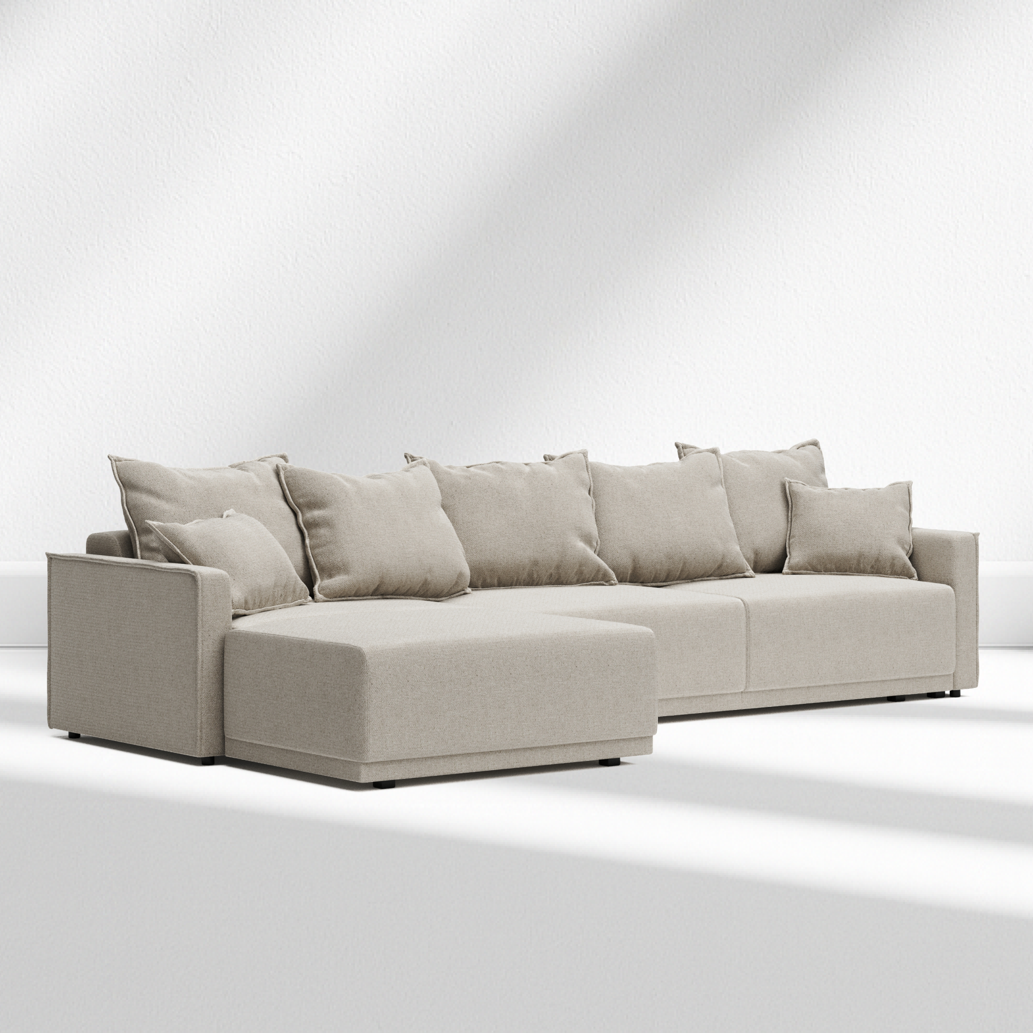 Jercey Primo L-Shaped Sofa Bed