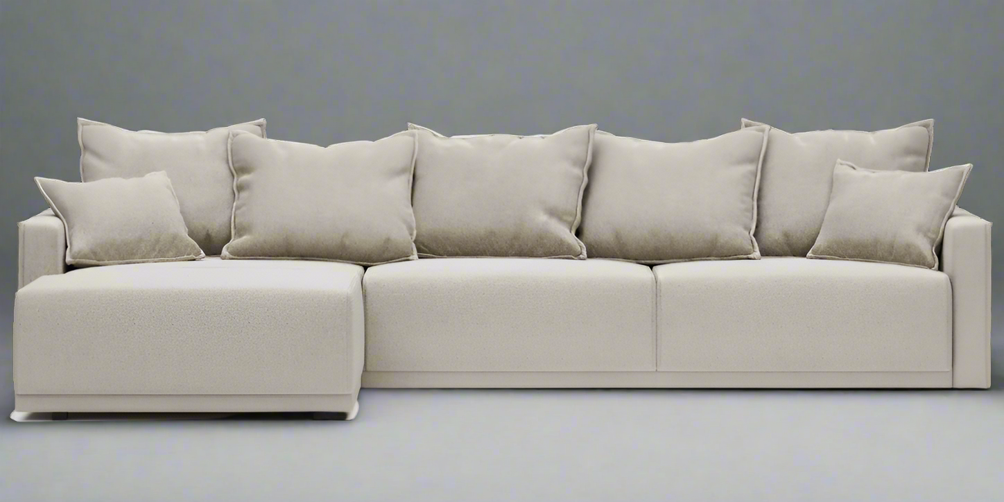 Jersey Soft L-shape sofa-bed