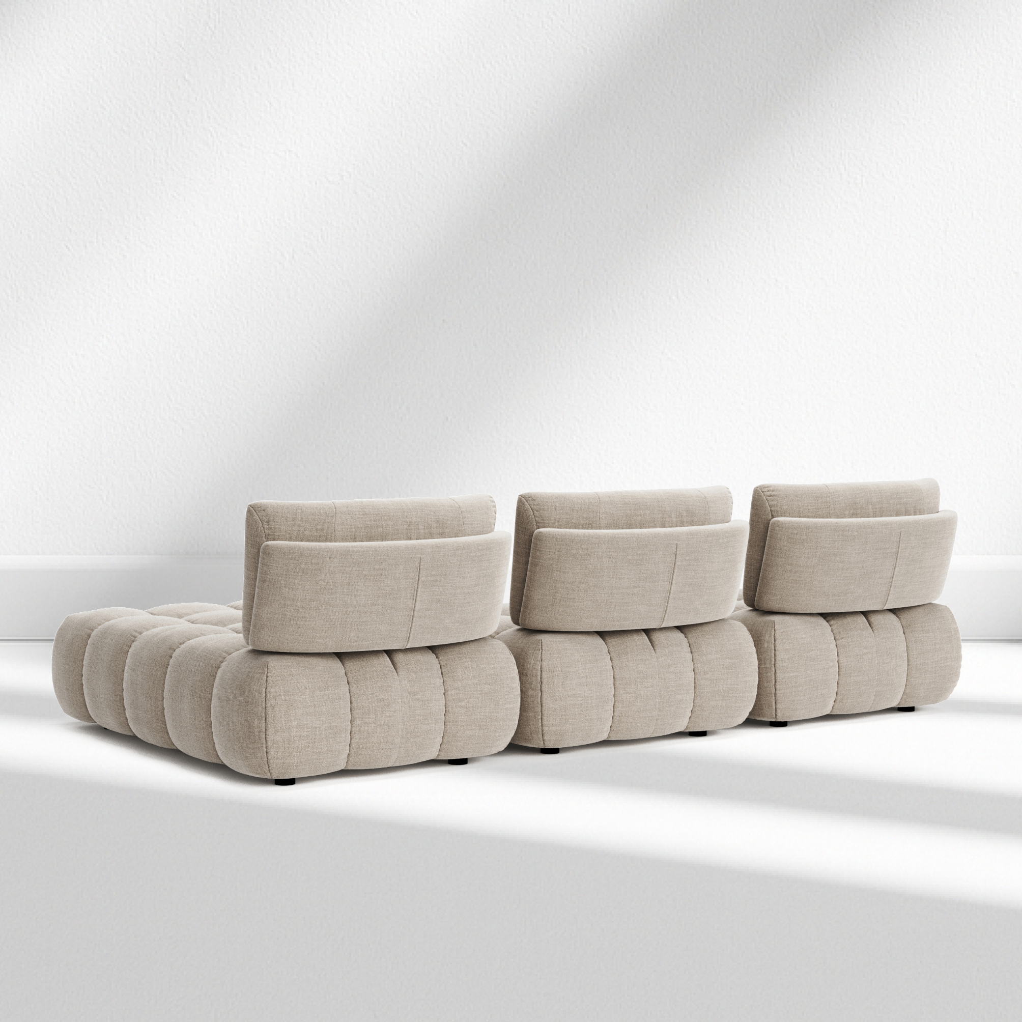 Merida Short Corner L-Shaped Modular Sofa - Photo 3