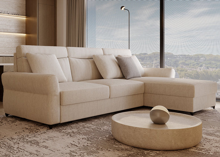Murphy L-shape sofa-bed