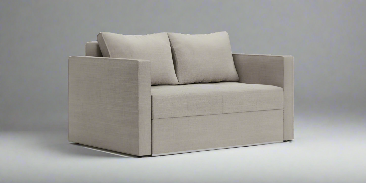 Quanti 2 seater sofa-bed L120 with narrow sides