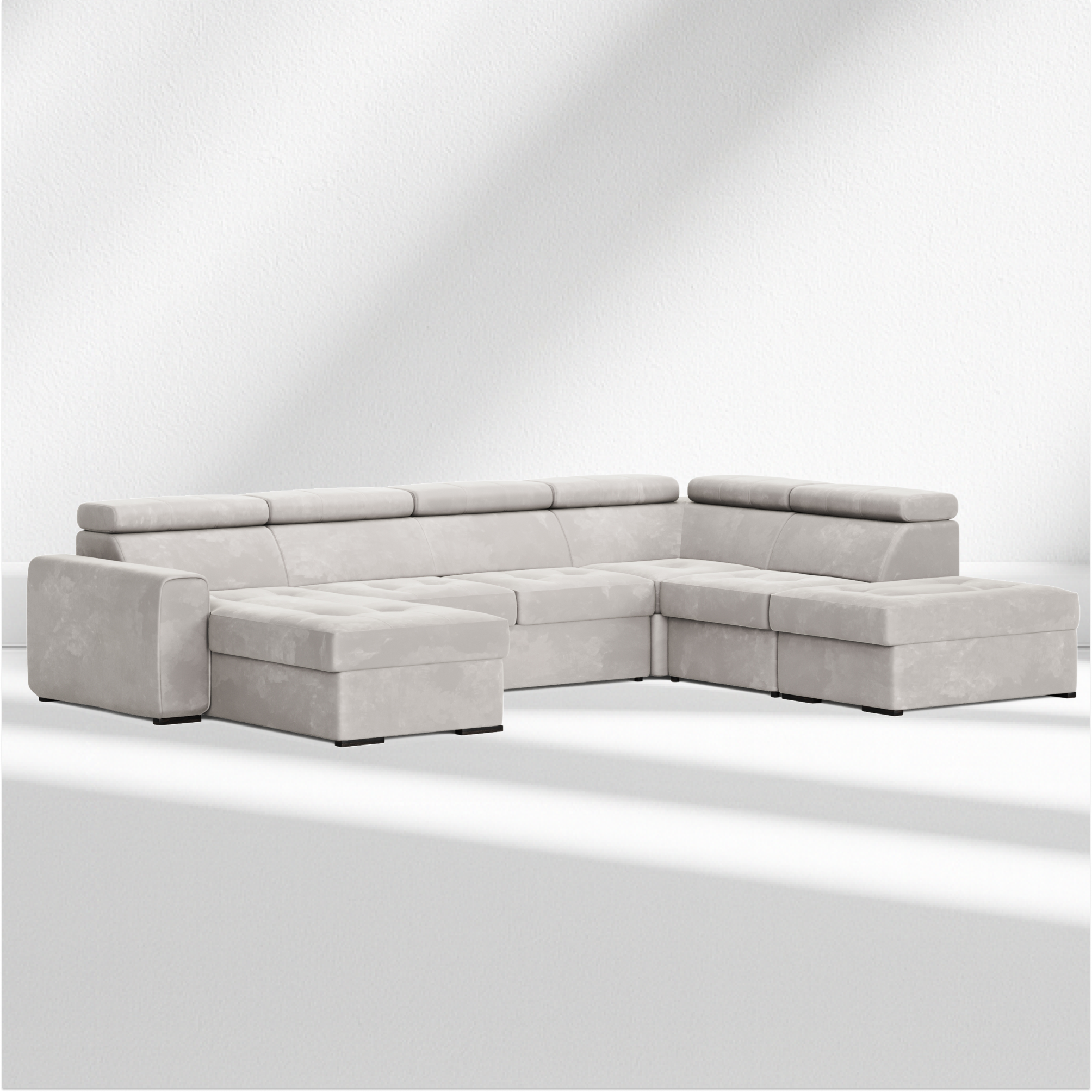 Rimini U shaped sofa-bed