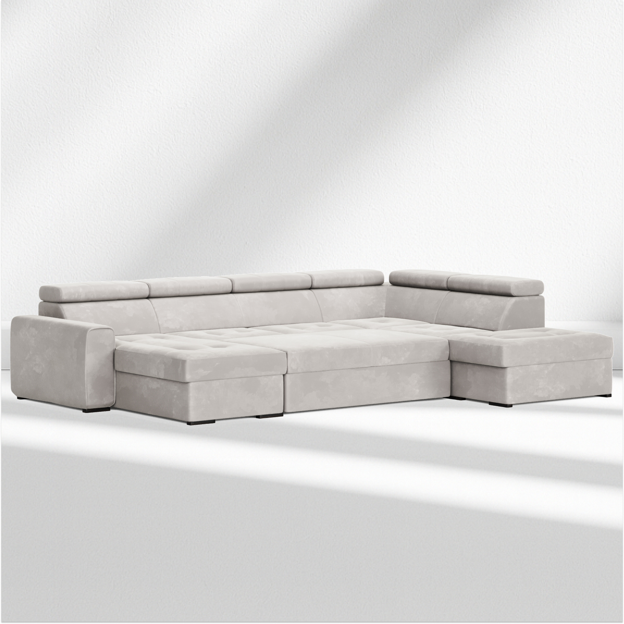 Rimini U shaped sofa-bed